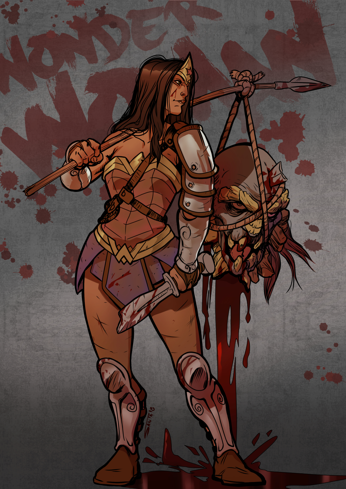 wonder woman vs doomsday